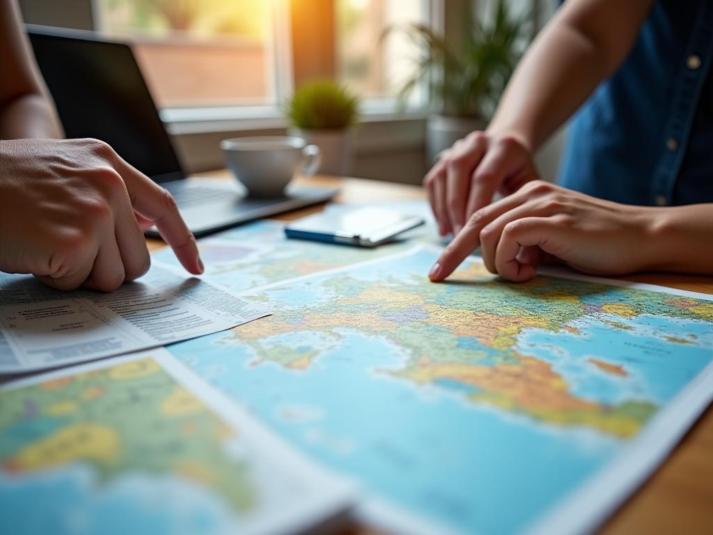 Custom itinerary planning in Dublin office